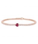 Bracciale tennis da donna Mabina in argento - 533439-M