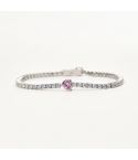 Bracciale tennis da donna Mabina in argento - 533557-M