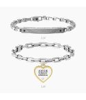 Set bracciali Kidult di coppia Love - 732131