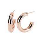 Orecchini a cerchio da donna Mabina in argento - 563447