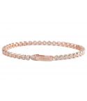 Bracciale tennis da donna Mabina in argento - 533511-M