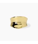 Anello Mabina donna a fascia in argento dorato Amazing - 523465