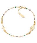 Bracciale rosario da donna Amen - BRO10GTOVE3