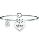 Bracciale Kidult in acciaio CUORE|AMICA