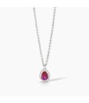 Collana da donna Mabina in argento con goccia - 553664