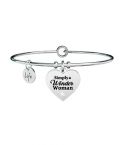 Bracciale Kidult in acciaio CUORE|SIMPLY A WONDER WOMAN