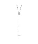 Collana rosario da donna Mabina in argento - 553039