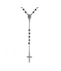 Collana rosario Amen in argento - CRONN4